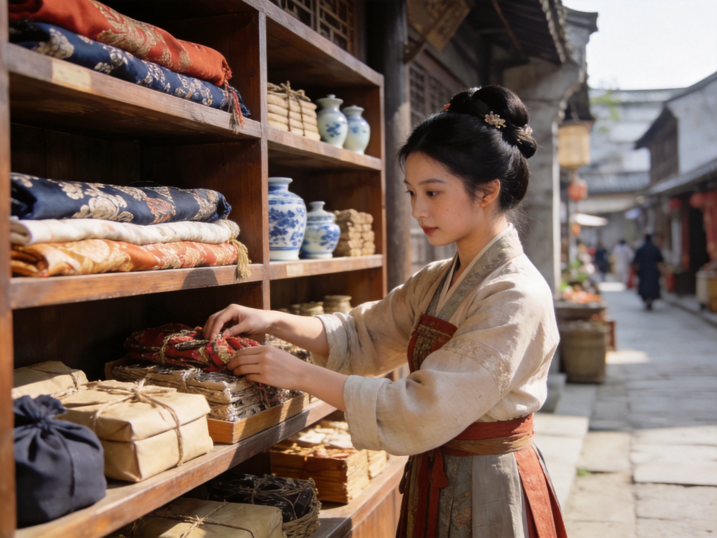 穿越之商女海报